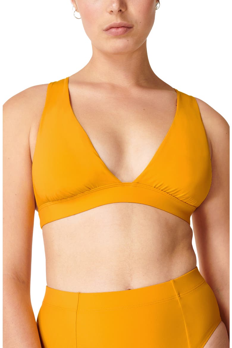 Peninsula Bikini Top, Main, color, HAZE YELLOW