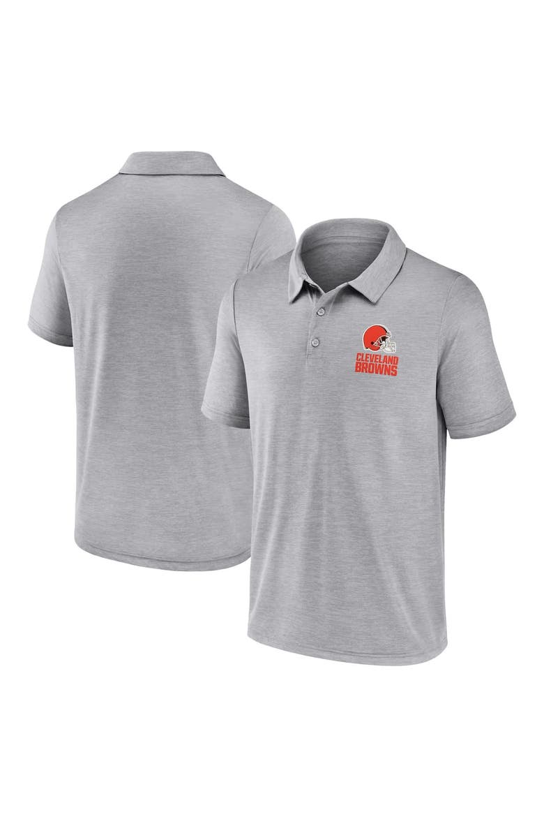 Men's Fanatics Gray Cleveland Browns Making Waves Polo, Alternate, color, Gray