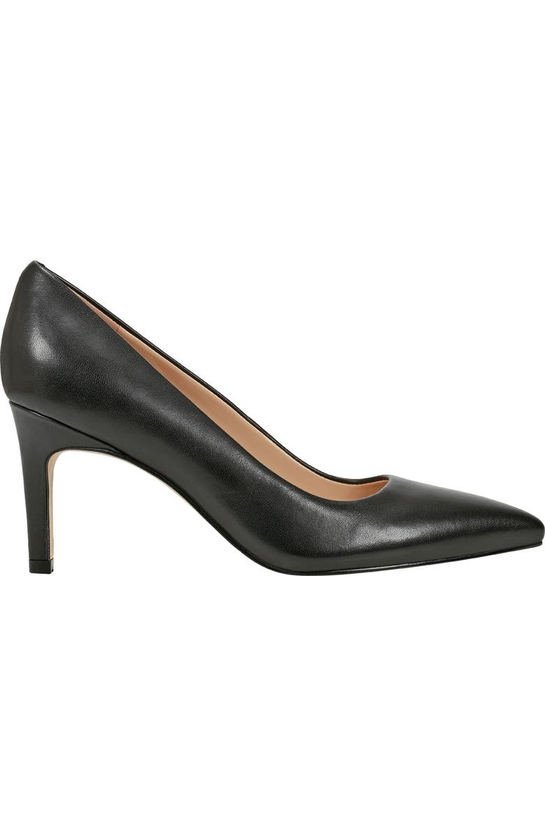 Marc Fisher LTD Genni Pointed Toe Pump, Alternate, color, Black Leather