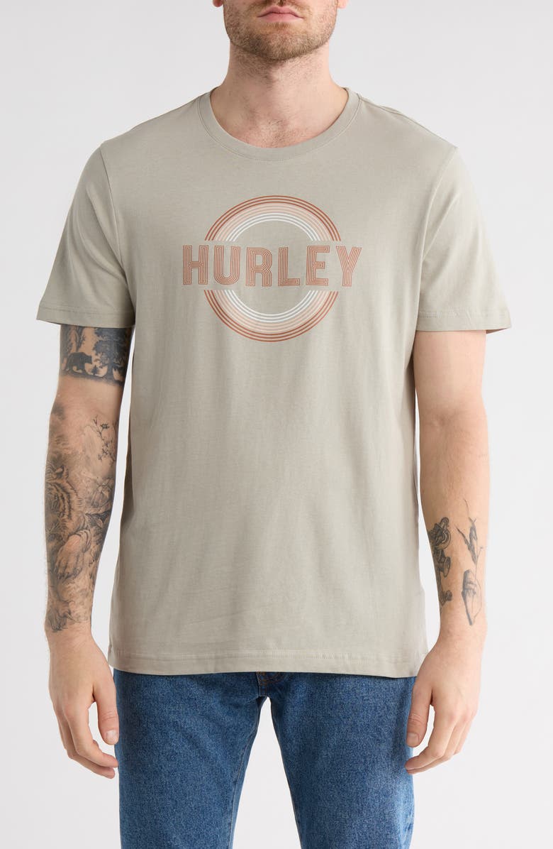 Hurley Trance Cotton Graphic T-Shirt, Main, color, Sandstorm