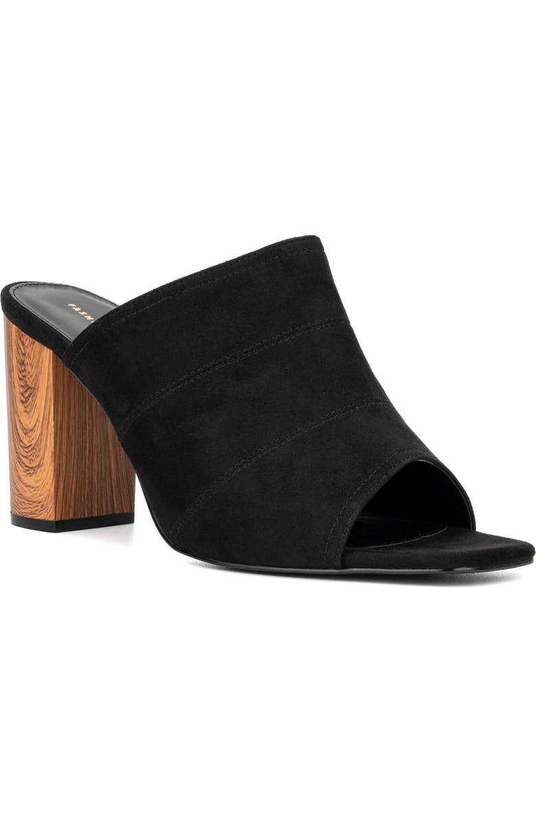 Fashion to Figure Cheyenne Block Heel Mule - Wide Width, Main, color,