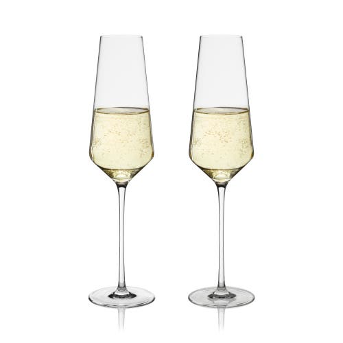 Viski Reserve Liminal Champagne Flutes Set Of 2