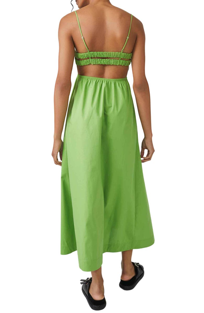 Free People free-est Fifi Smocked Dress, Alternate, color, Kelly Green