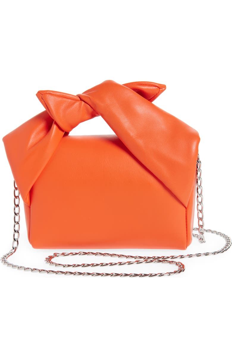JW Anderson Small Twister Leather Crossbody Bag, Alternate, color, Orange