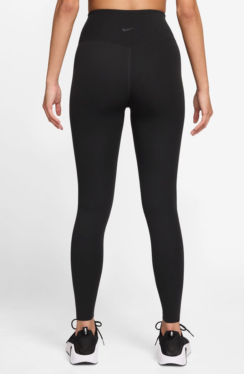 Nike Zenvy Dri-FIT High Waist 7/8 Leggings, Alternate, color, Black/ Grey