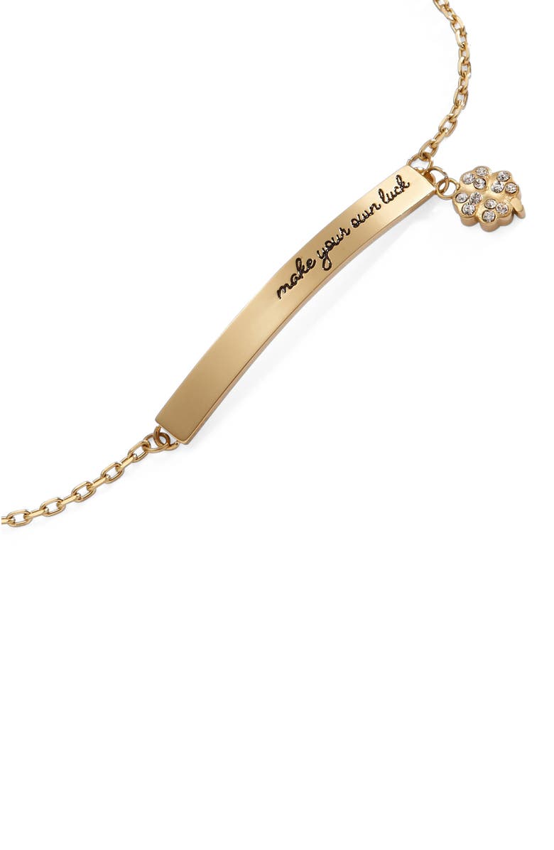 Alex and Ani Make Your Own Luck Inline Bracelet, Alternate, color, 