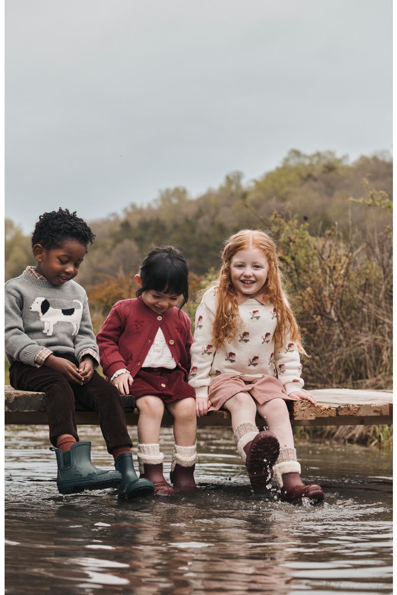 Kids' Organic Cotton Corduroy Skirt, Alternate, color, TERRA STONE