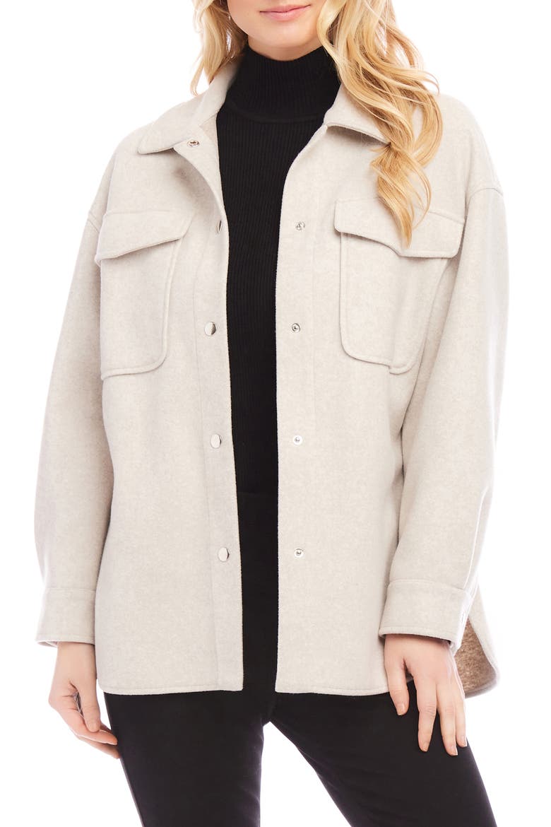 Oversize Shirt Jacket, Main, color, STONE