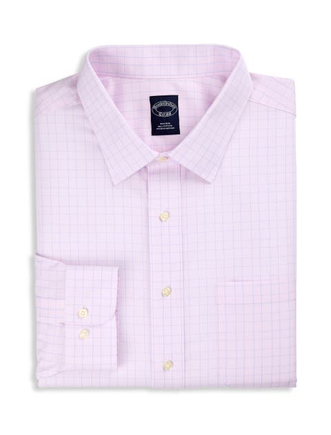 Big & Tall  Non-Iron Glen Plaid Dress Shirt