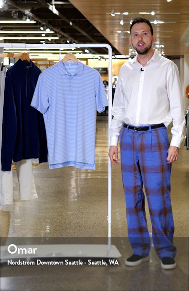 Drum Stripe Performance Jersey Polo, sales video thumbnail