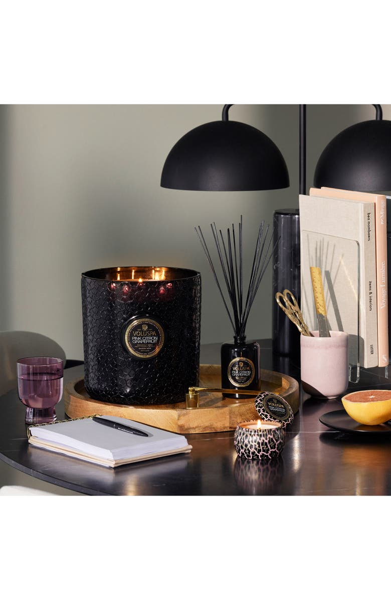 Voluspa Pink Citron Grapefruit 5-Wick Hearth Candle $215 Value, Alternate, color, Pink Citron Grapefruit