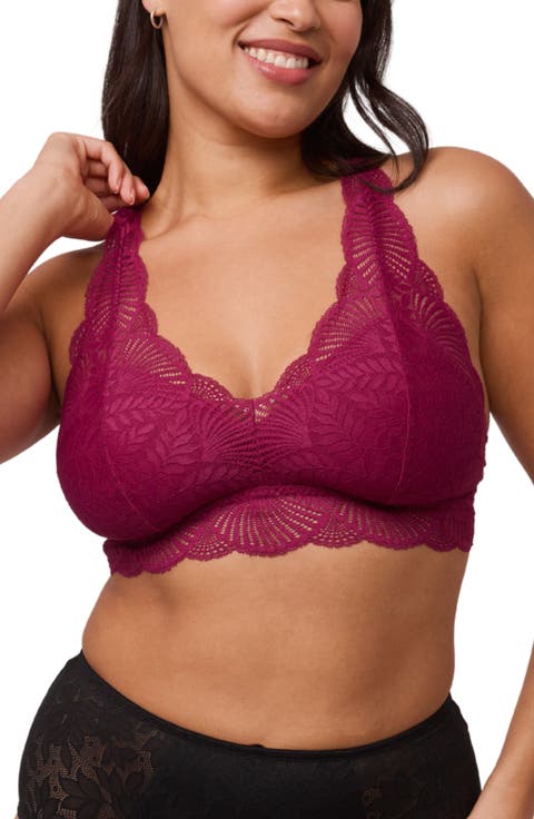 Belle Epoque Full Cup Racerback Lace & Microfiber Bralette