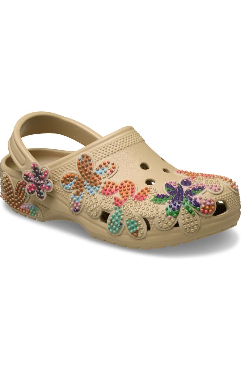 CROCS Classic Beaded Clog, Main, color, Beige
