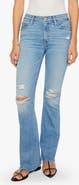 MOTHER Ripped Flare Jeans