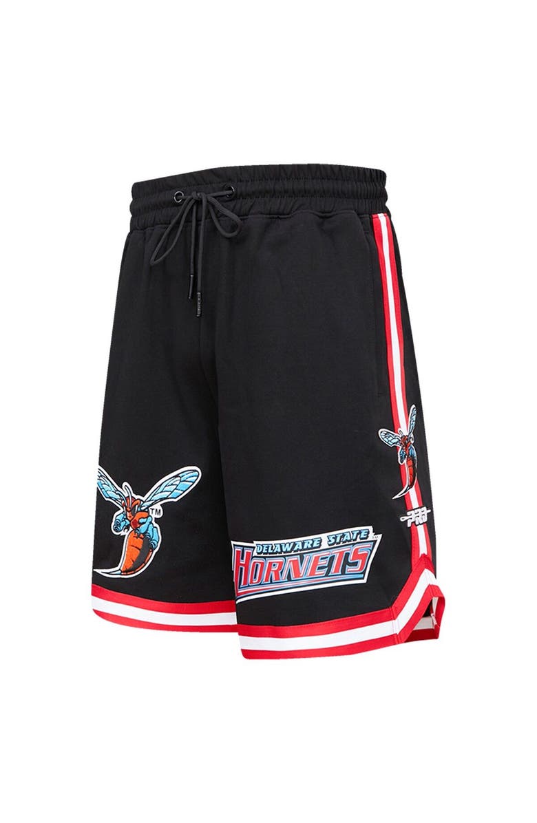 PRO STANDARD Men's Pro Standard Black Delaware State Hornets University Classic Shorts, Alternate, color, 