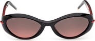 Christian Louboutin 55mm Oval Sunglasses