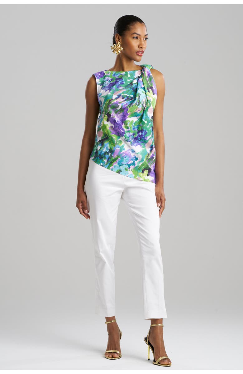 Natori Ayame Origami Top, Main, color, Multi