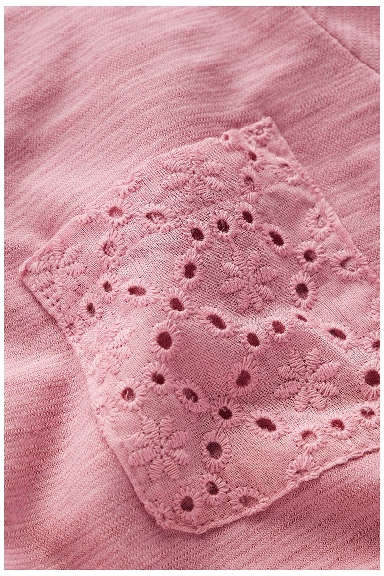 Kids' Eyelet Cotton Dress, Alternate, color, PINK HAZE