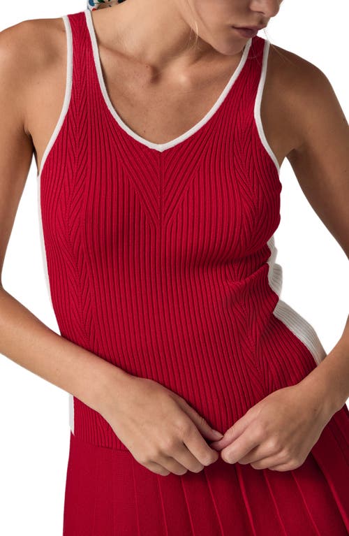 Alp N Rock Bailey Rib Tank In Red