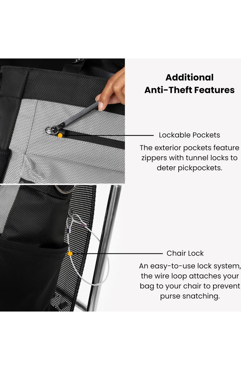 Sherpani Soleil Anti-theft Tote/Backpack/Crossbody, Teal, Alternate, color, Sterling