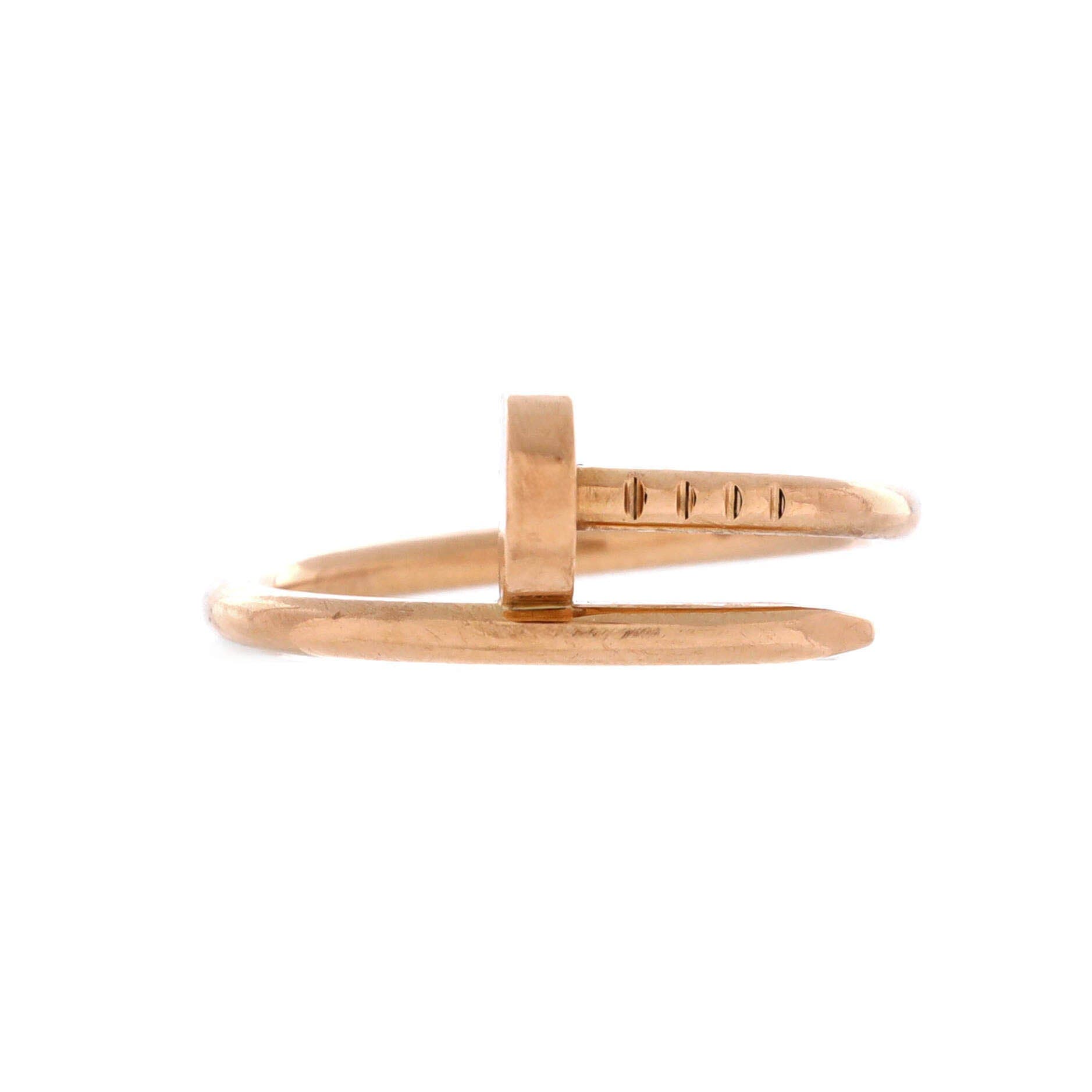 Juste un Clou Ring 18K Rose Gold Small, Main, color, Metallic Gold