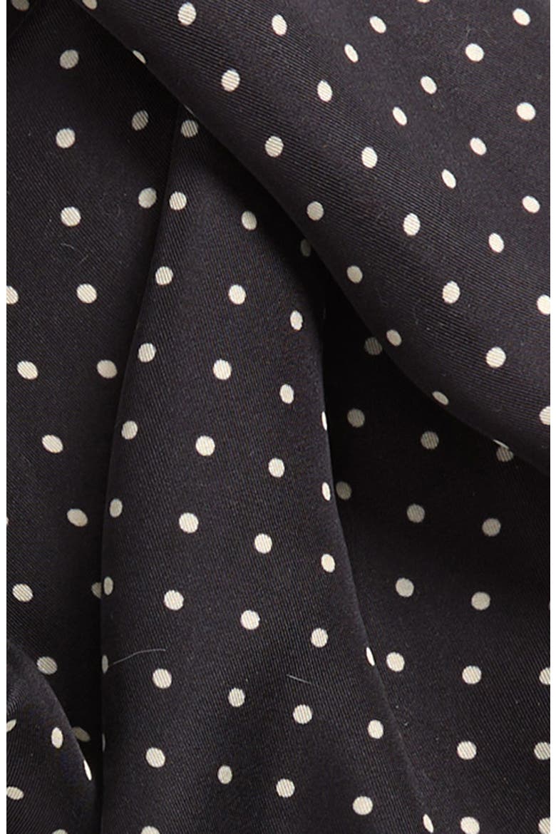 Tubular Dot Scarf, Alternate, color, BLACK