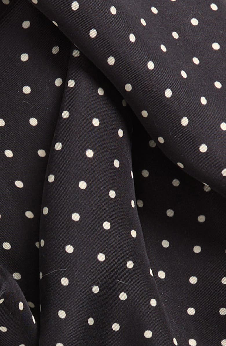 Echo Tubular Dot Scarf, Alternate, color, Black