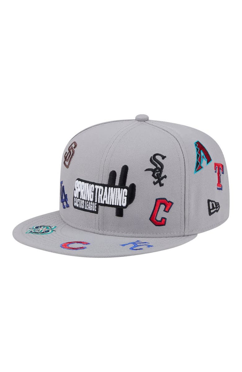 New Era Men's New Era Gray 2026 Spring Training Cactus League Scattered 9FIFTY Adjustable Hat, Main, color, Gray