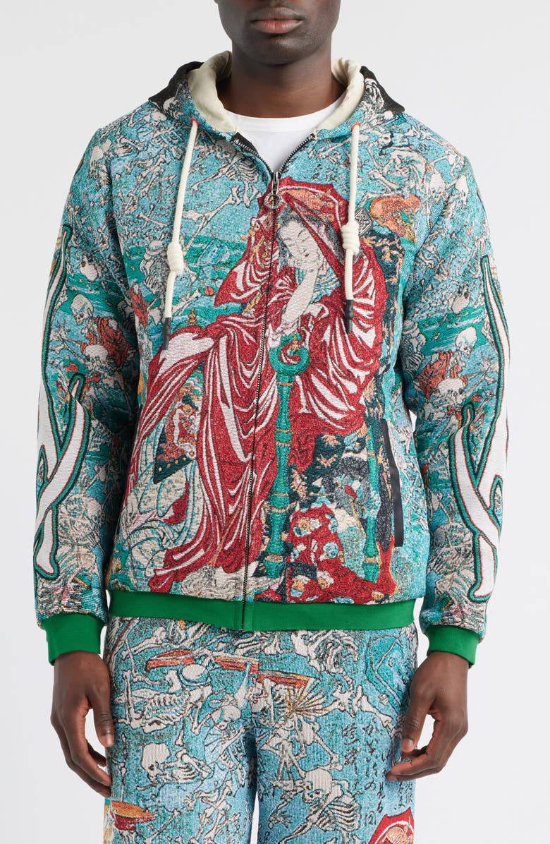 VERYRARE Jigoku Dayu Jacket, Alternate, color, Green