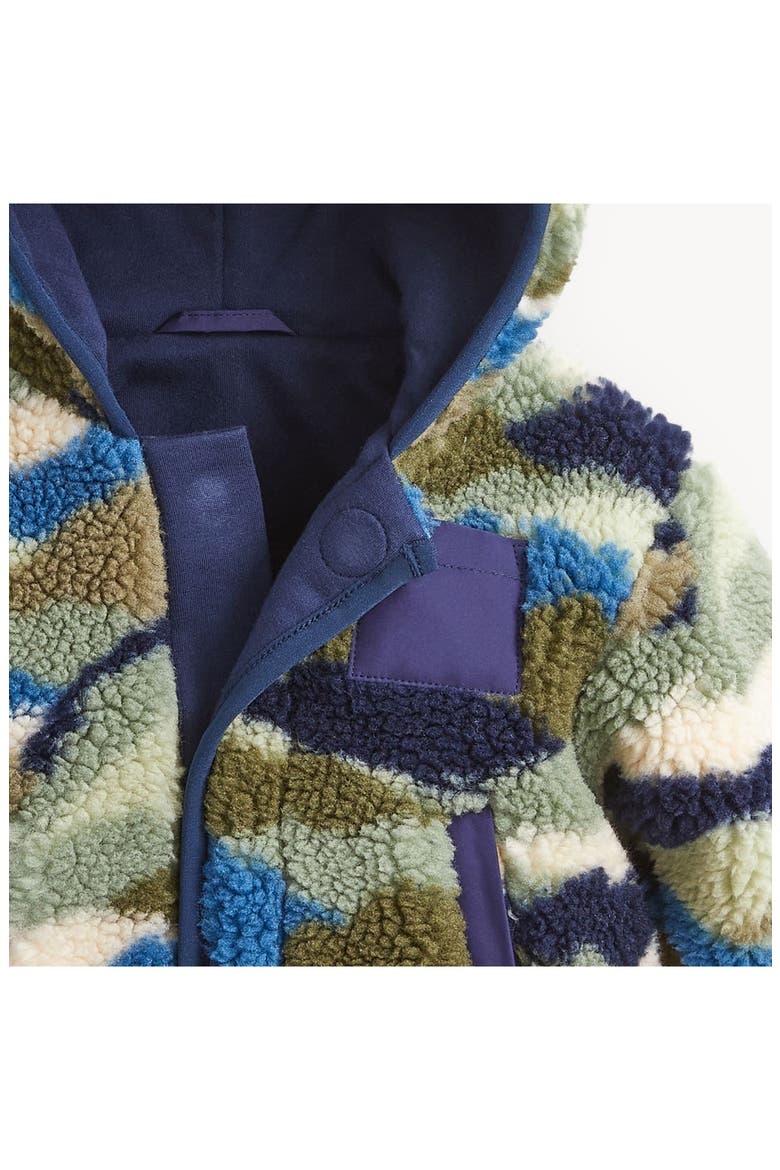 Kids' Camo Peak High-Pile Fleece Jacket, Alternate, color, CMOPK