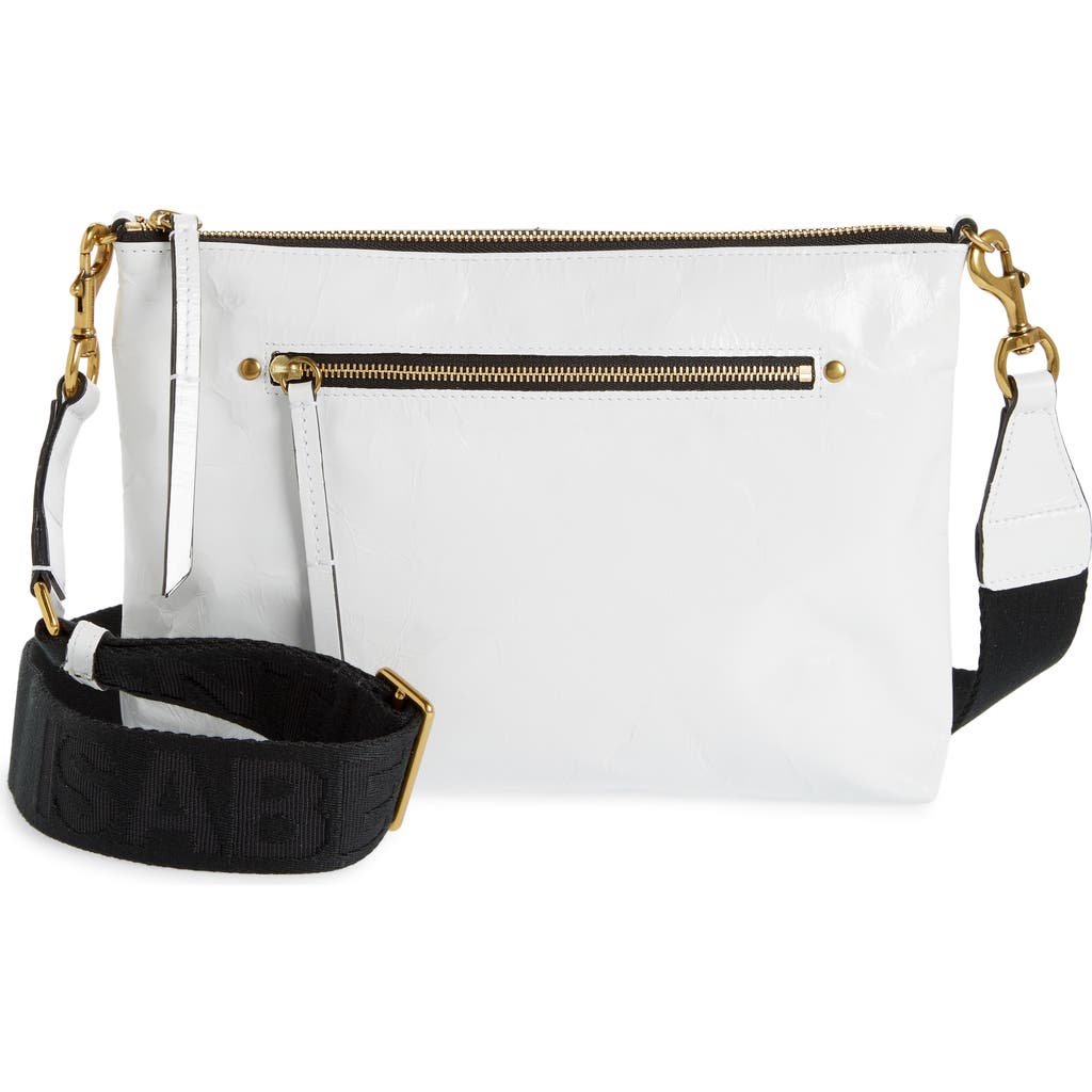 Isabel Marant New Nessah Leather Crossbody Bag In White