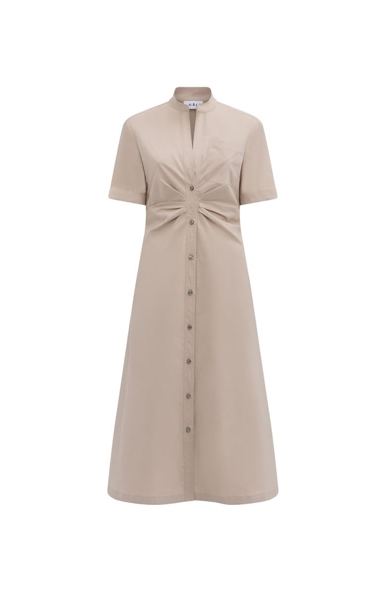 Callas Milano NOOR Shirtdress, Main, color, Buff Beige
