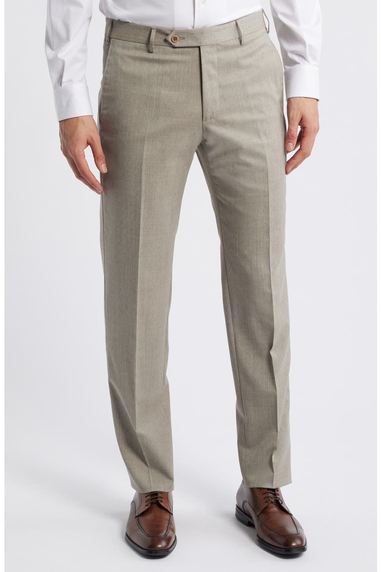 Parker Stretch Wool Trousers, Main, color, SAND