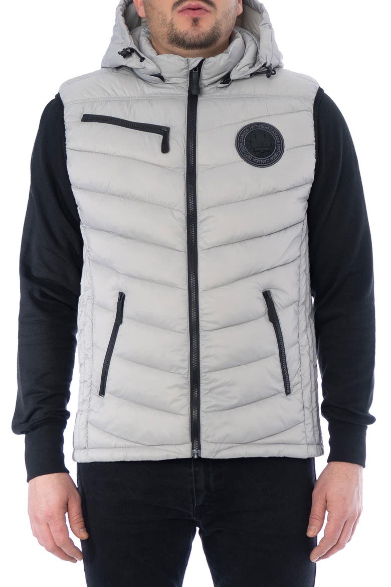 Levi Water Resistant Lightweight Vest, Main, color, STONE