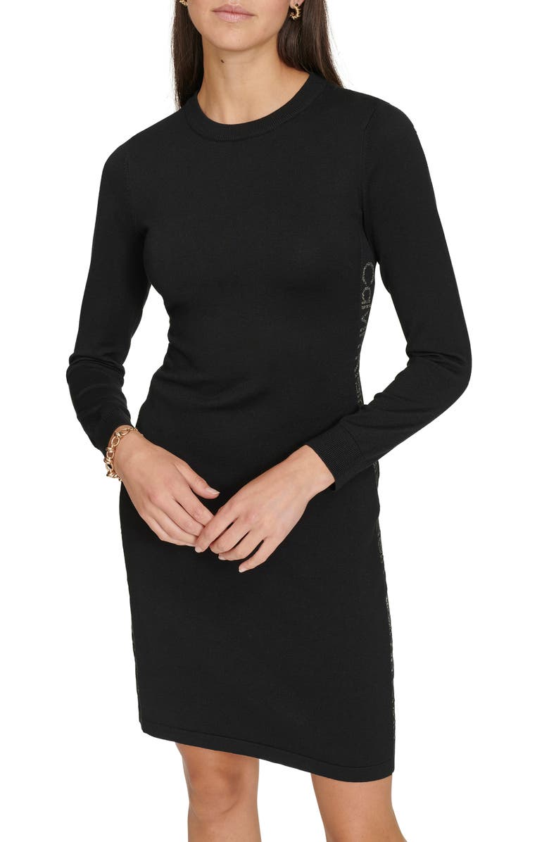 Calvin Klein Side Logo Long Sleeve Sweater Dress | Nordstromrack