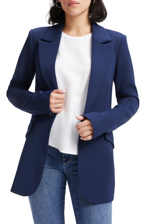 Scuba Knit Blazer (Regular & Plus)