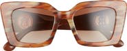 Burberry 51mm Square Sunglasses