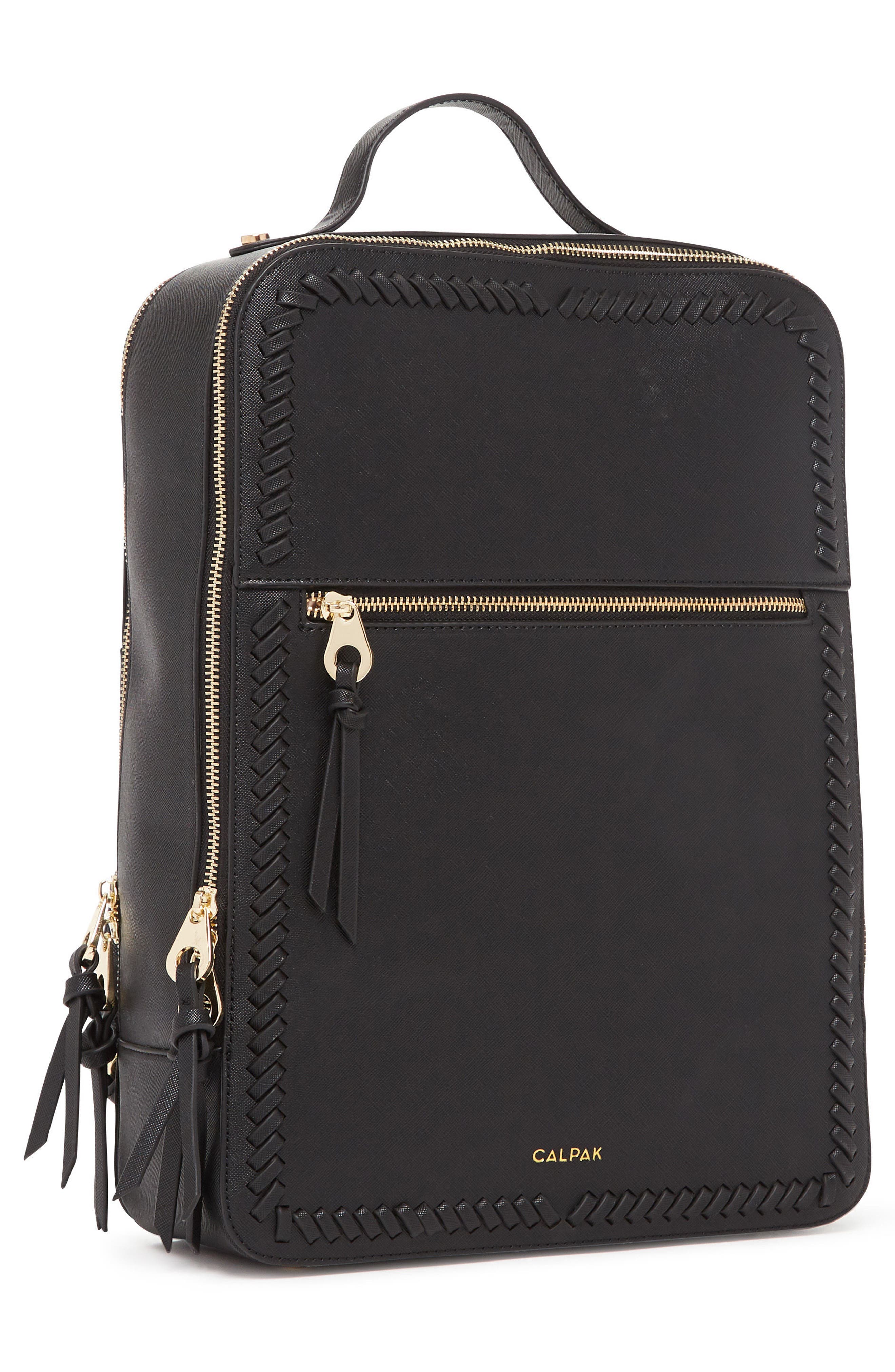 Kaya Faux Leather Laptop Backpack (Women) | Nordstrom