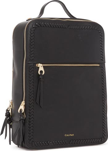 Kaya Faux Leather Laptop Backpack