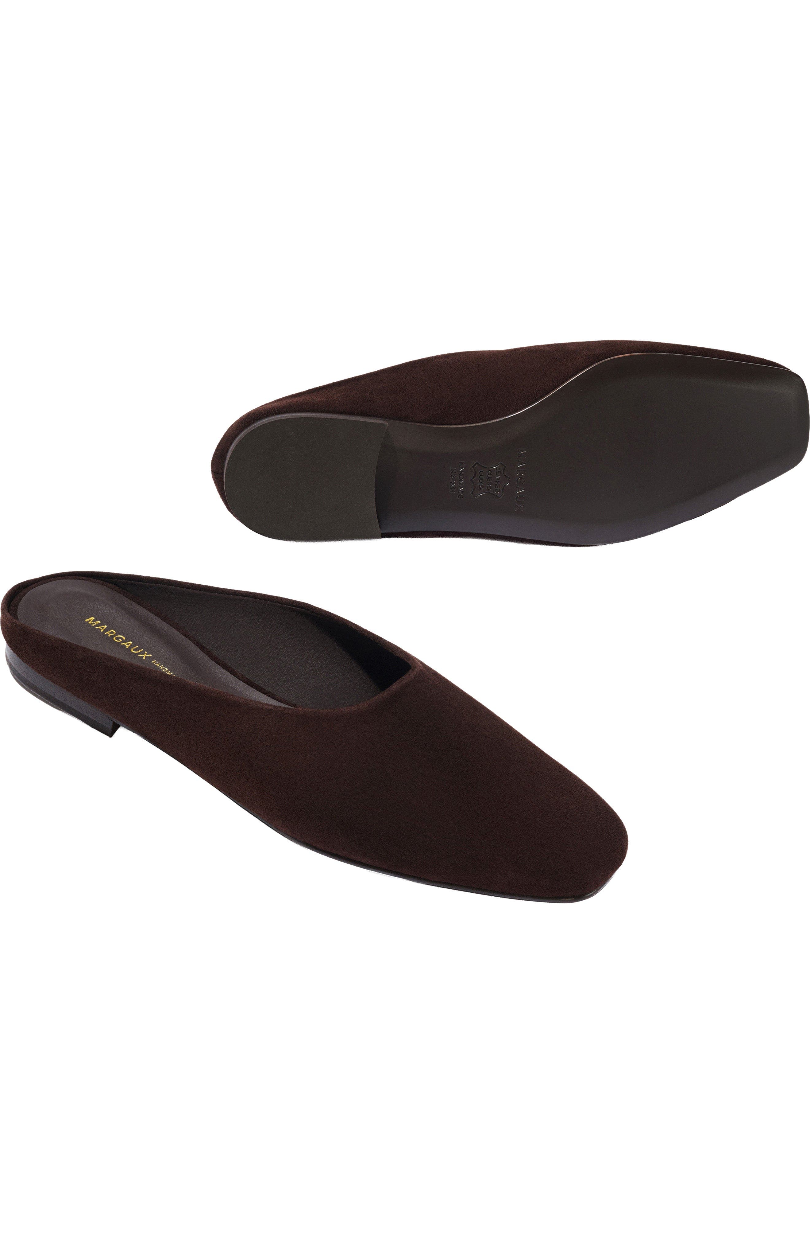 The Clara Mules, Alternate, color, Espresso Suede