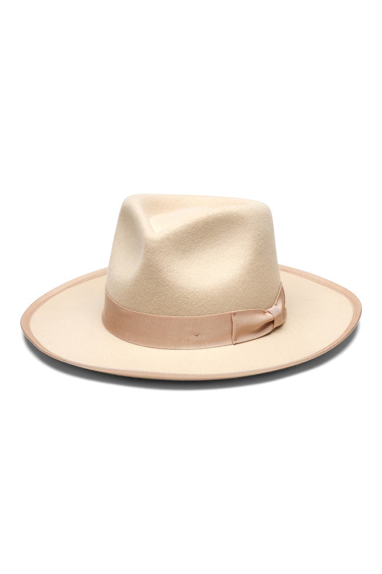 Soft Brim Fedora, Alternate, color, BONE
