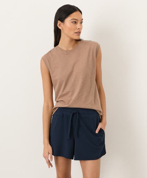 Organic Cotton Featherweight Slub Relaxed Muscle Tee