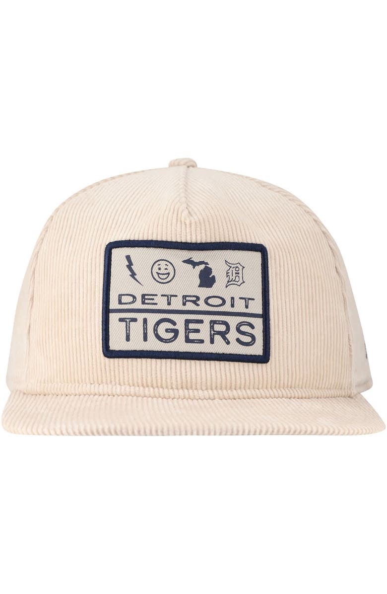 New Era Men's New Era Khaki Detroit Tigers Summer Essential Golfer Snapback Hat, Alternate, color, Khaki