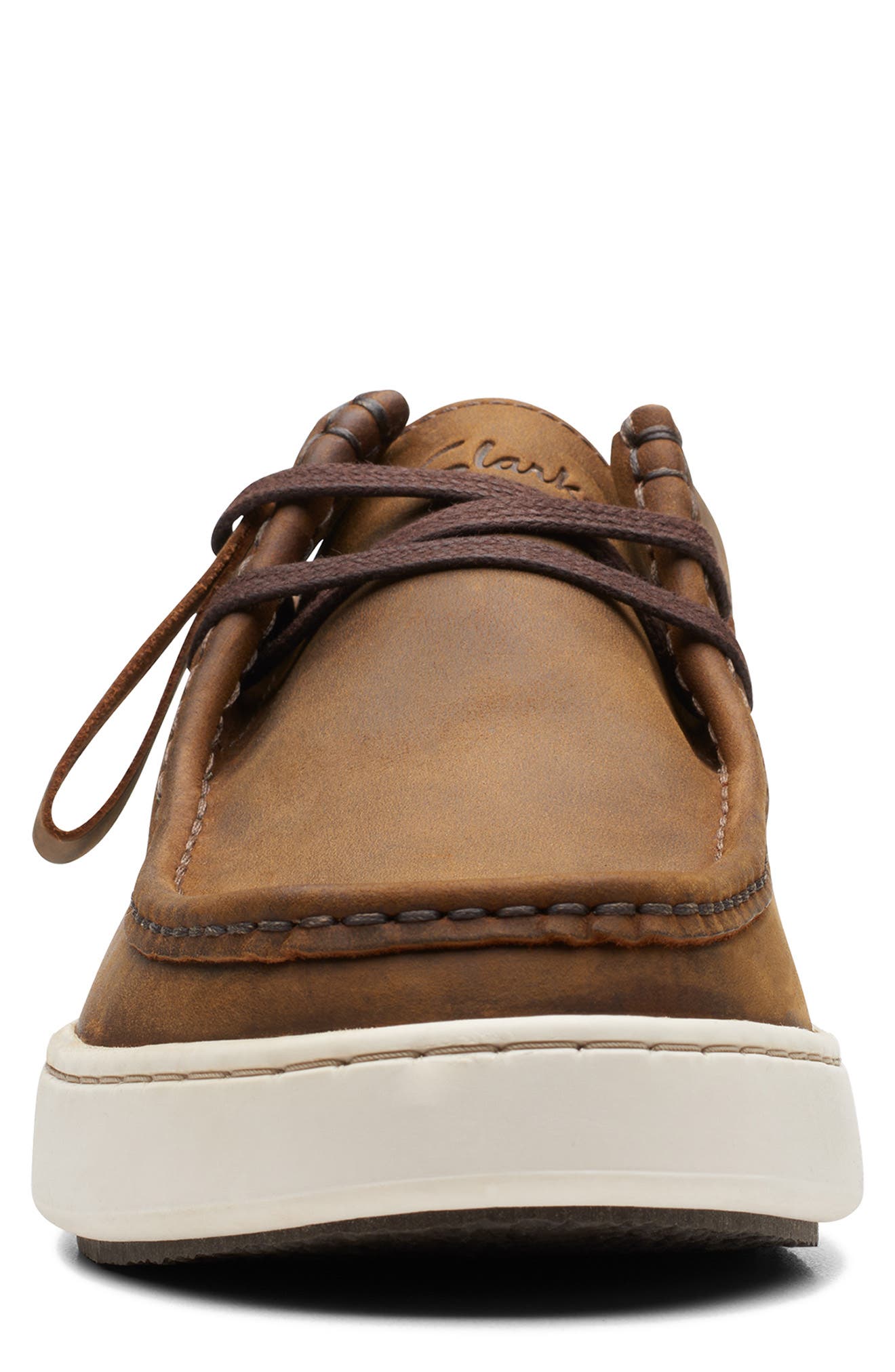 Clarks<sup>®</sup> Court Lite Wally Beeswax Leather Slip-On Shoe, Alternate, color, 