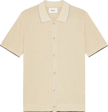 NN07 Nalo 60039 Tipped Polo Cardigan | Nordstrom