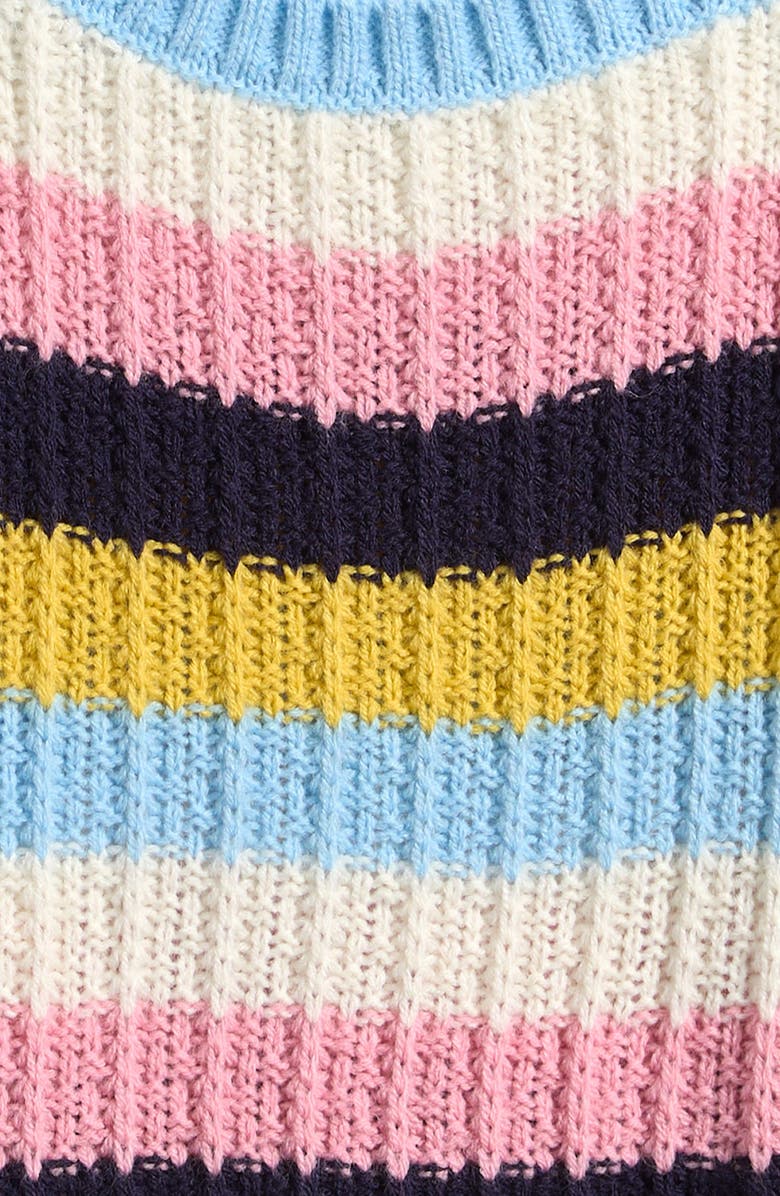 Cotton Emporium Kids' Stripe Sweater Tank, Alternate, color, Blue