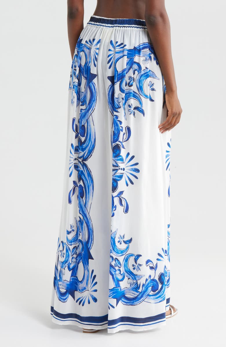 FARM Rio Garden Tiles Cover-Up Pants, Alternate, color,