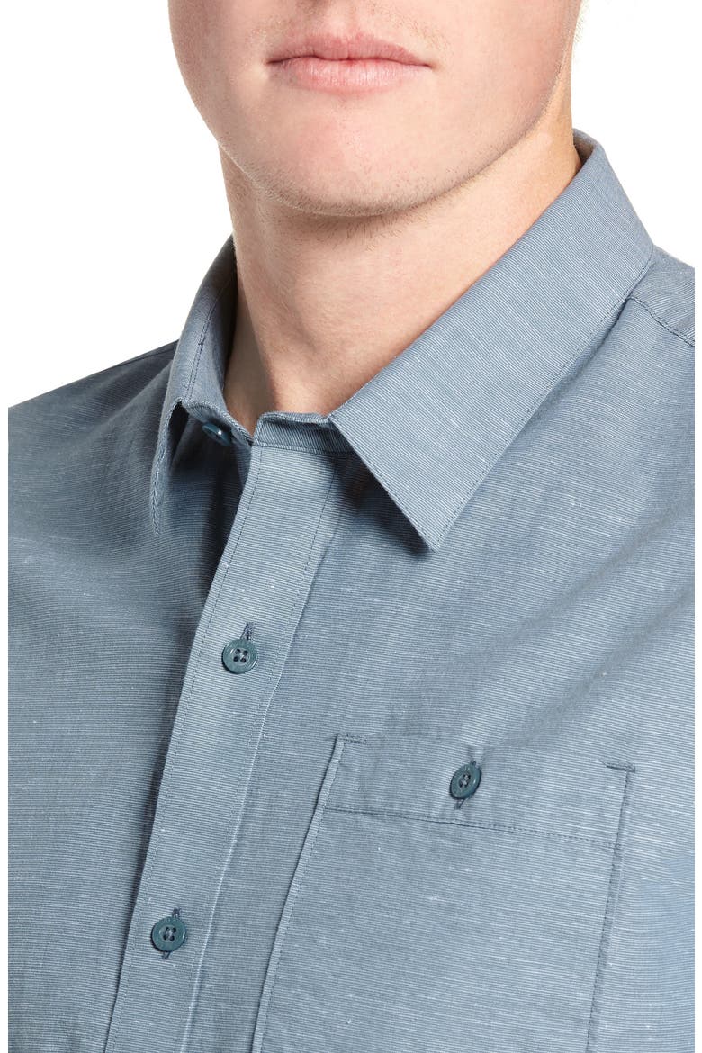Studebaker Regular Fit Shirt, Alternate, color, BLUE STONE WHITE