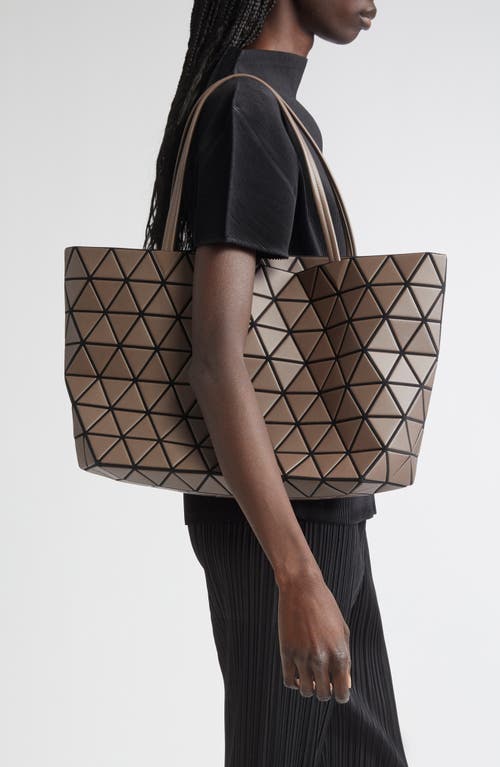 Bao Bao Issey Miyake Bateau Matte Prism Tote In Brown