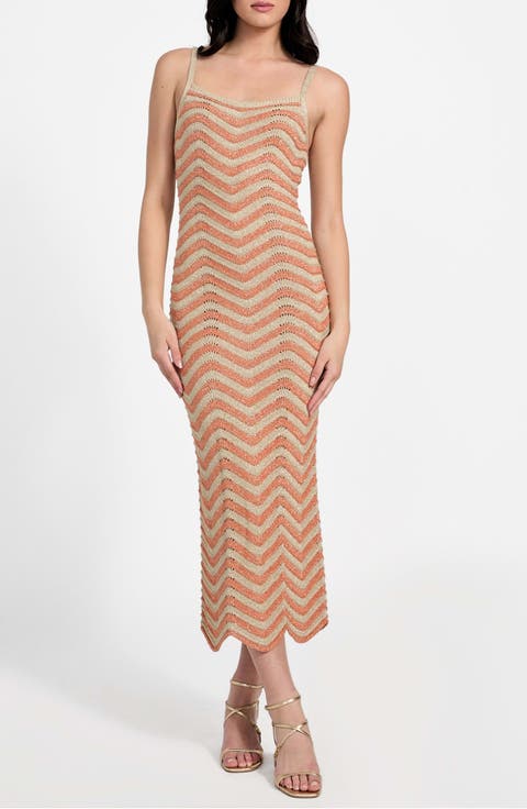 Vera Chevron Knit Dress